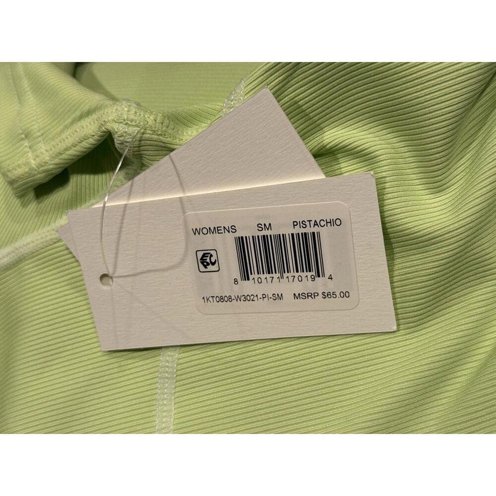 $65 NWT Halfdays Mollie Performance T-Shirt - Women's Pistachio Size S - Picture 11 of 11
